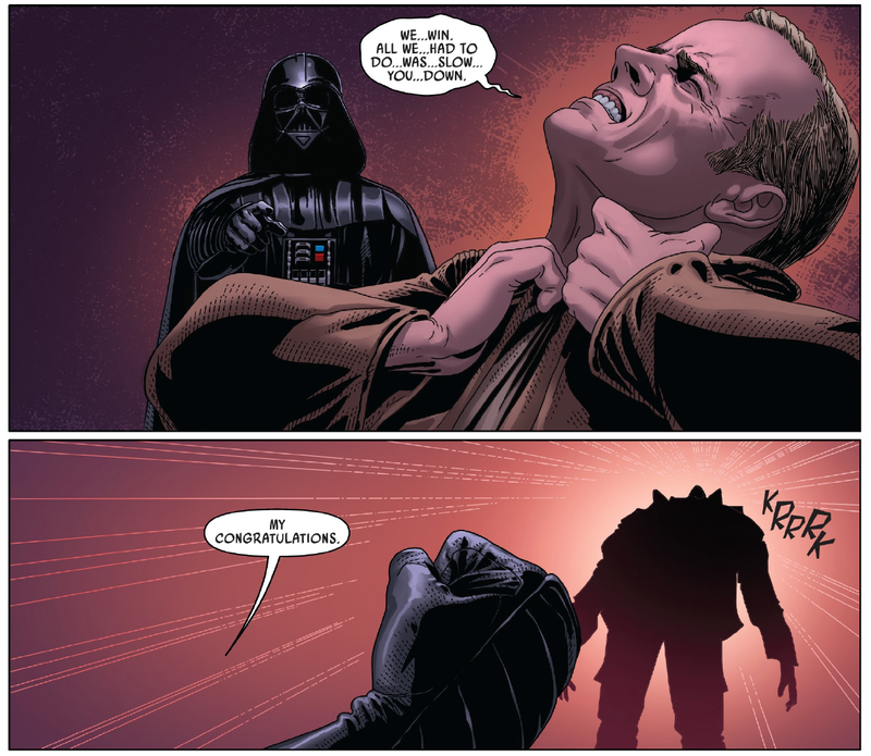 Vader is never not a fabulously catty man.
